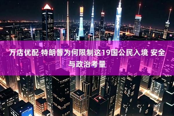 万店优配 特朗普为何限制这19国公民入境 安全与政治考量